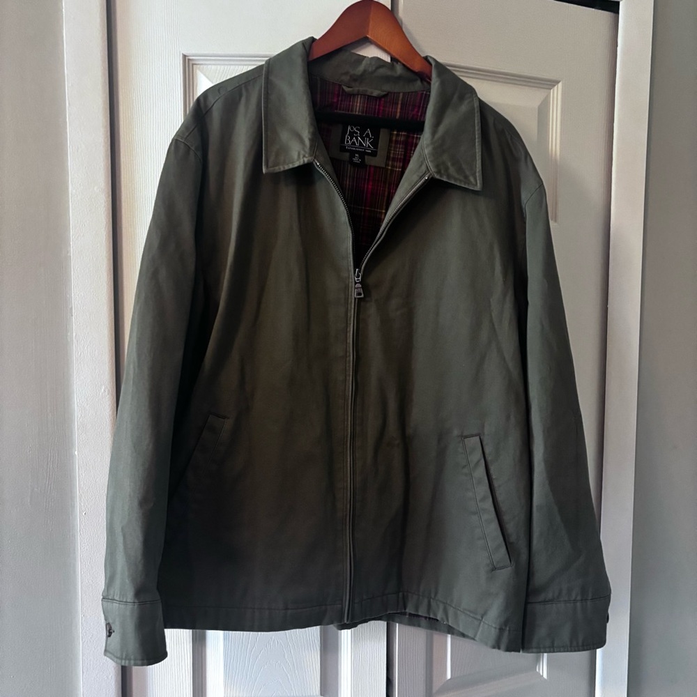 Jos.‎ A. Bank Green Lightweight Jacket